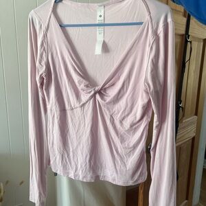Lululemon Pink Long Sleeve Top